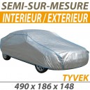 R129 LIVR/É Rapide Voiture DE Sport Oldtimer Star Cover Housse Voiture INT/ÉRIEUR Mercedes-Benz 500 SL B/ÂCHE Auto Garage | Noir Housse Housse Cabriolet