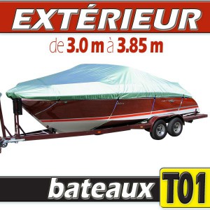 Bache protection Bateau Taille 01 en Polyester gris 100% étanche Bache protection Bateau Taille 01 en Polyester gris 100% étanche