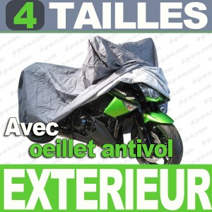 Housse de protection moto avec oeillet antivol Housse de protection moto avec oeillet antivol